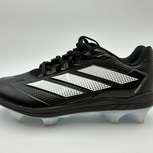Adidas Baseball Cleats Black White Men’s 9 main image 7